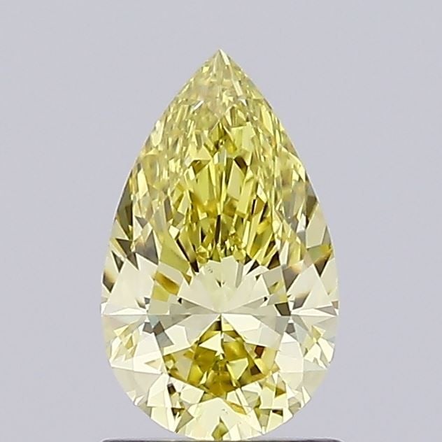 Loose Diamond - PEAR 1.02ct Fancy Yellow VS1: Loose Diamond - PEAR 1.02ct Fancy Yellow VS1 Source: This is a real non-mined Diamond that has been grown in a lab Shape: PEAR Carats: 1.02 Color: Fancy Yellow Certification: IGI Video: