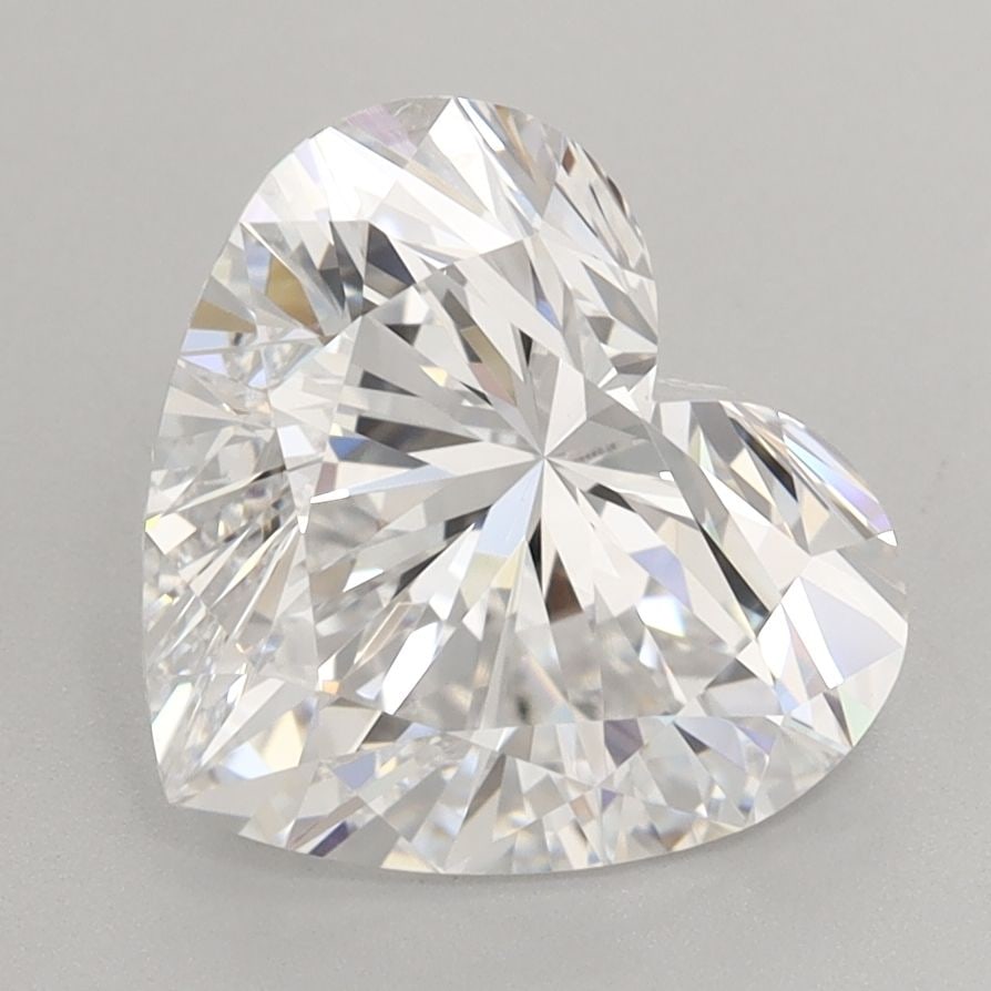 Loose Diamond - HEART 3.38ct D IF: Loose Diamond - HEART 3.38ct D IF Source: This is a real non-mined Diamond that has been grown in a lab Shape: HEART Carats: 3.38 Color: D Clarity: IF Certification: IGI Video:
