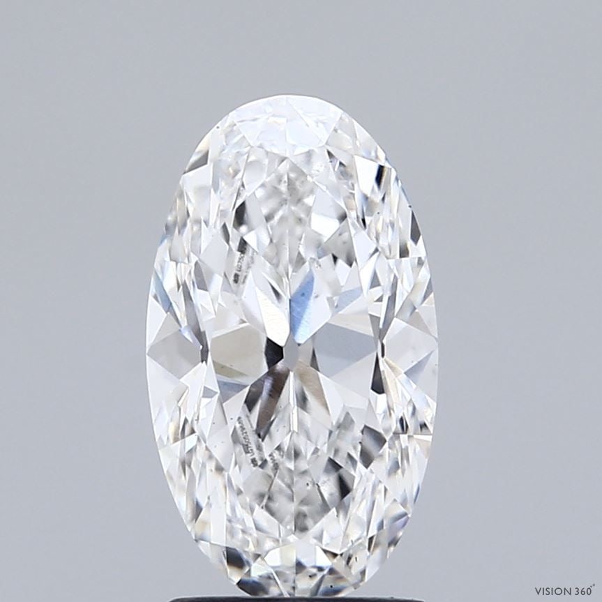 Loose Diamond - OVAL 2.03ct E VS2: Loose Diamond - OVAL 2.03ct E VS2 Source: This is a real non-mined Diamond that has been grown in a lab Shape: OVAL Carats: 2.03 Color: E Clarity: VS2 Certification: IGI Video: