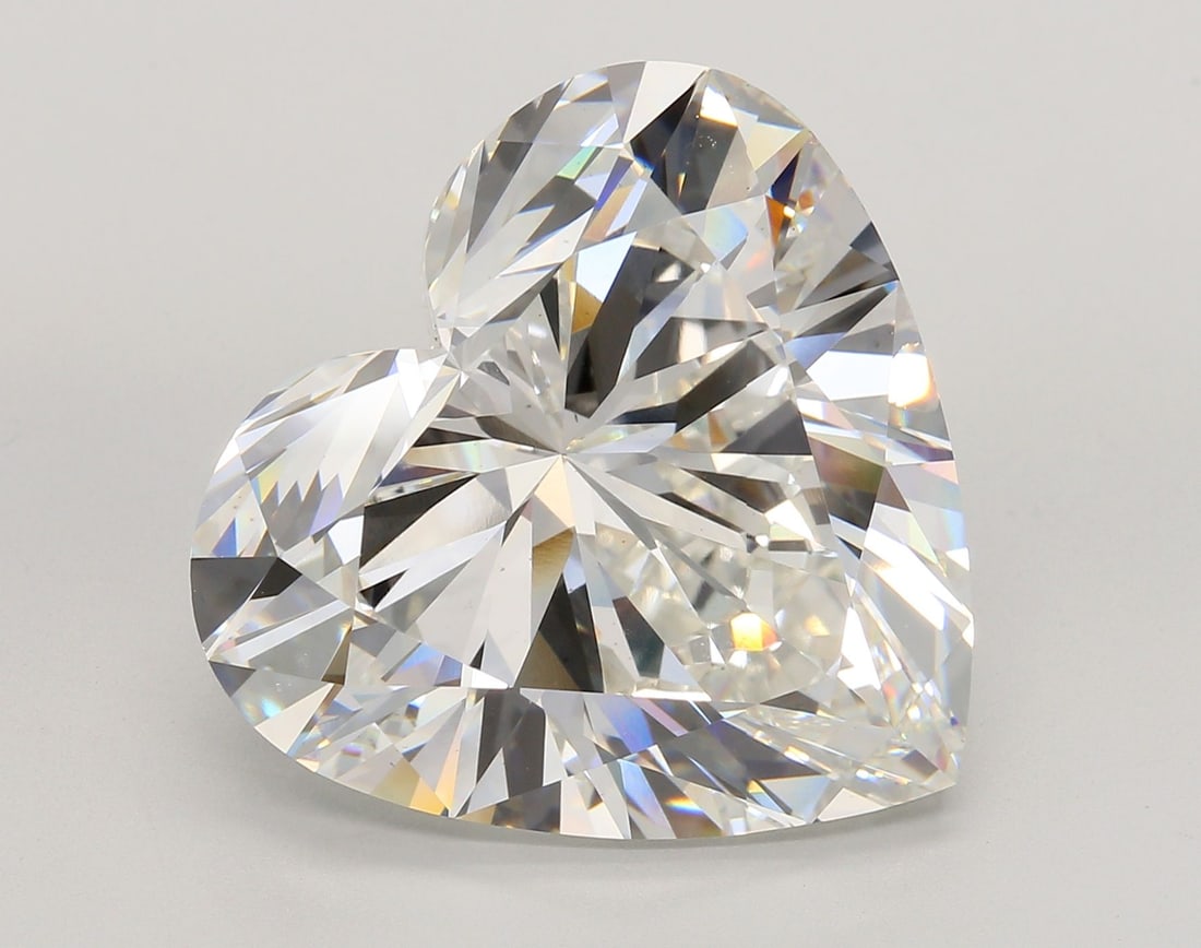 Loose Diamond - HEART 19.9ct G VS1: Loose Diamond - HEART 19.9ct G VS1 Source: This is a real non-mined Diamond that has been grown in a lab Shape: HEART Carats: 19.9 Color: G Clarity: VS1 Certification: IGI Video: