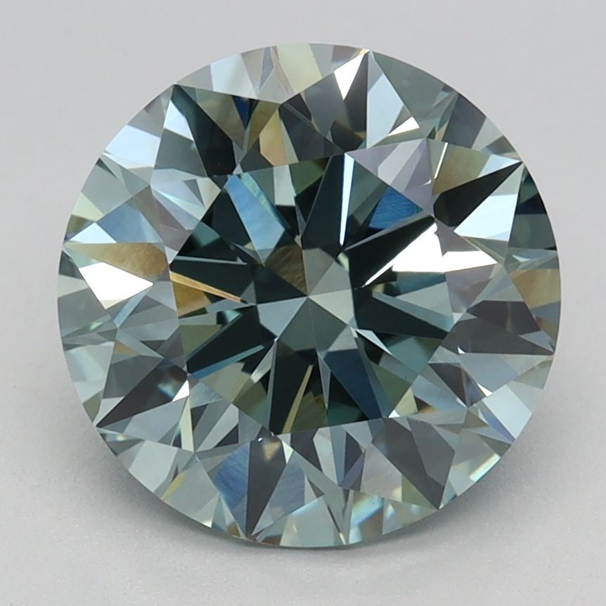 Ideal Loose Diamond - ROUND 2.67ct Fancy Intense Green VVS2: Ideal Loose Diamond - ROUND 2.67ct Fancy Intense Green VVS2 Source: This is a real non-mined Diamond that has been grown in a lab Shape: ROUND Carats: 2.67 Color: Fancy Intense Green Certification: