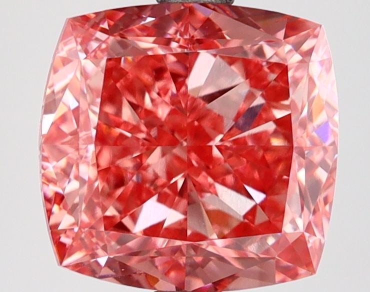 Loose Diamond - CUSHION MODIFIED 3.24ct Fancy Vivid Pink VVS2: Loose Diamond - CUSHION MODIFIED 3.24ct Fancy Vivid Pink VVS2 Source: This is a real non-mined Diamond that has been grown in a lab Shape: CUSHION MODIFIED Carats: 3.24 Color: Fancy Vivid Pink Certifi