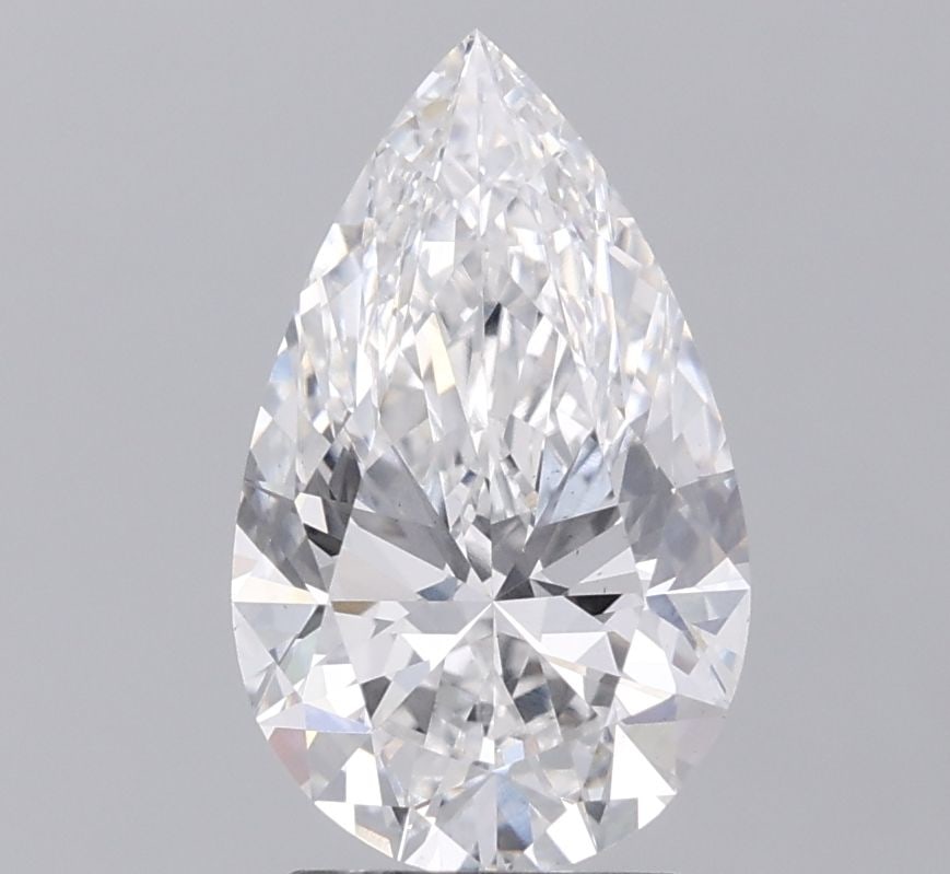 Loose Diamond - PEAR 2.54ct E VS1: Loose Diamond - PEAR 2.54ct E VS1 Source: This is a real non-mined Diamond that has been grown in a lab Shape: PEAR Carats: 2.54 Color: E Clarity: VS1 Certification: IGI Video: Video Link The Diamond