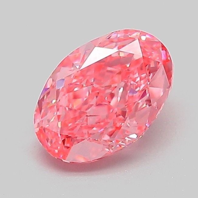 Loose Diamond - OVAL 1.02ct Fancy Vivid Pink VVS2: Loose Diamond - OVAL 1.02ct Fancy Vivid Pink VVS2 Source: This is a real non-mined Diamond that has been grown in a lab Shape: OVAL Carats: 1.02 Color: Fancy Vivid Pink Certification: IGI Video: