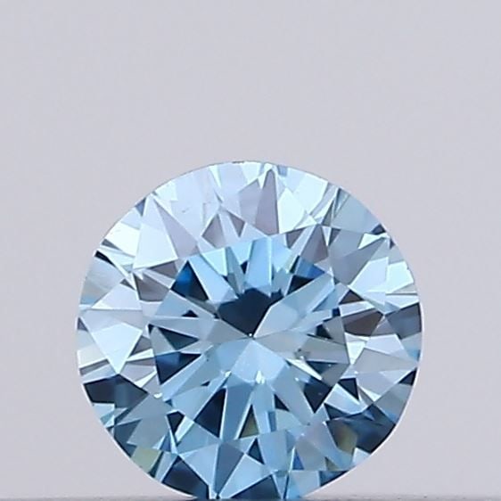 Loose Diamond - ROUND 0.11ct Fancy Vivid Blue VS1: Loose Diamond - ROUND 0.11ct Fancy Vivid Blue VS1 Source: This is a real non-mined Diamond that has been grown in a lab Shape: ROUND Carats: 0.11 Color: Fancy Vivid Blue Certification: IGI Video: