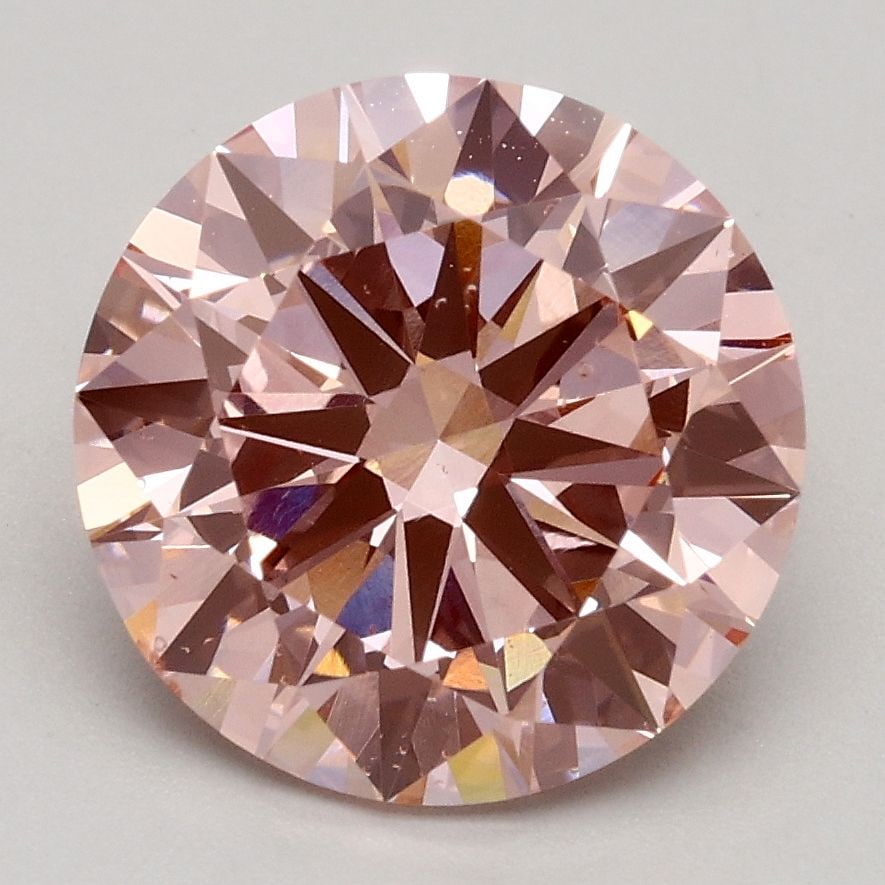Loose Diamond - ROUND 2.5ct Fancy Intense Pink VS2: Loose Diamond - ROUND 2.5ct Fancy Intense Pink VS2 Source: This is a real non-mined Diamond that has been grown in a lab Shape: ROUND Carats: 2.5 Color: Fancy Intense Pink Certification: IGI Video:
