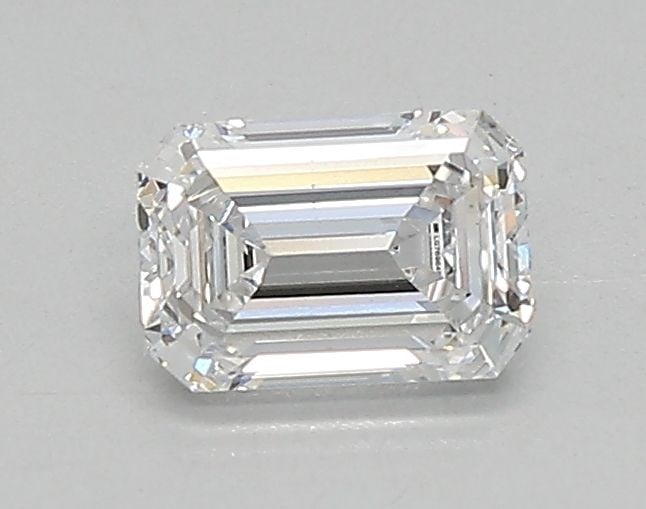Loose Diamond - EMERALD 0.46ct D VVS2: Loose Diamond - EMERALD 0.46ct D VVS2 Source: This is a real non-mined Diamond that has been grown in a lab Shape: EMERALD Carats: 0.46 Color: D Clarity: VVS2 Certification: IGI Video: