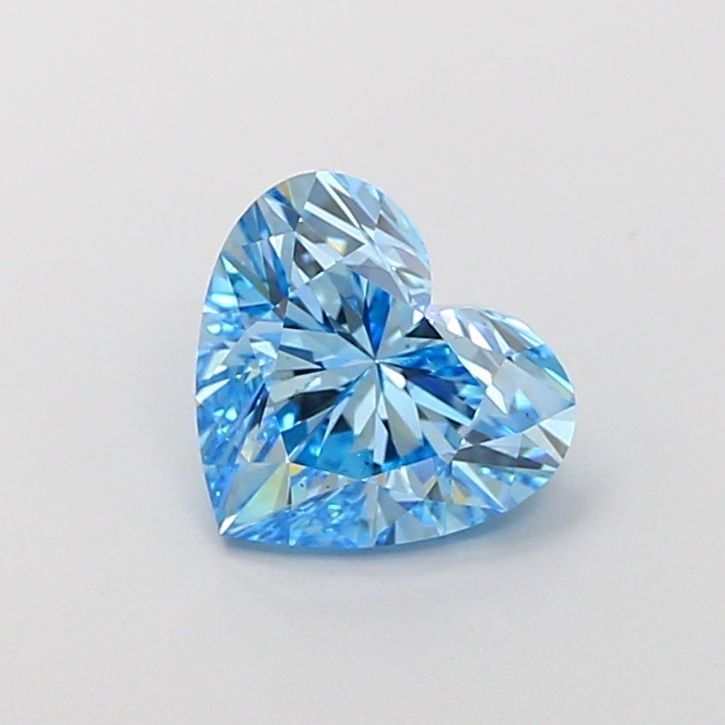 Loose Diamond - HEART 2.02ct Fancy Vivid Blue VS2: Loose Diamond - HEART 2.02ct Fancy Vivid Blue VS2 Source: This is a real non-mined Diamond that has been grown in a lab Shape: HEART Carats: 2.02 Color: Fancy Vivid Blue Certification: IGI Video: