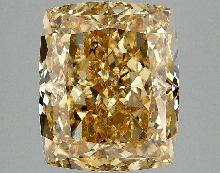 Loose Diamond - CUSHION MODIFIED 3.1ct Fancy Vivid Yellow VS1: Loose Diamond - CUSHION MODIFIED 3.1ct Fancy Vivid Yellow VS1 Source: This is a real non-mined Diamond that has been grown in a lab Shape: CUSHION MODIFIED Carats: 3.1 Color: Fancy Vivid Yellow Certif