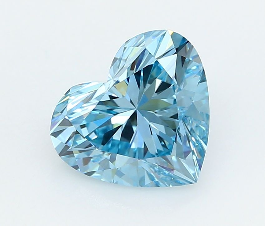 Loose Diamond - HEART 3.05ct Fancy Vivid Blue VVS2: Loose Diamond - HEART 3.05ct Fancy Vivid Blue VVS2 Source: This is a real non-mined Diamond that has been grown in a lab Shape: HEART Carats: 3.05 Color: Fancy Vivid Blue Certification: IGI Video: