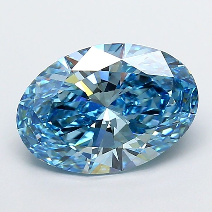Loose Diamond - OVAL 5.1ct Fancy Vivid Blue VS1 (1 of 1)