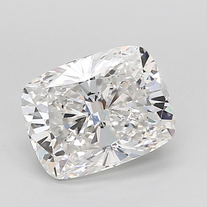 Loose Diamond - CUSHION MODIFIED 2.54ct E VVS2: Loose Diamond - CUSHION MODIFIED 2.54ct E VVS2 Source: This is a real non-mined Diamond that has been grown in a lab Shape: CUSHION MODIFIED Carats: 2.54 Color: E Clarity: VVS2 Certification: IGI Vide