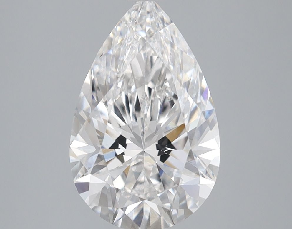Loose Diamond - PEAR 2.06ct D VVS2: Loose Diamond - PEAR 2.06ct D VVS2 Source: This is a real non-mined Diamond that has been grown in a lab Shape: PEAR Carats: 2.06 Color: D Clarity: VVS2 Certification: IGI Video: