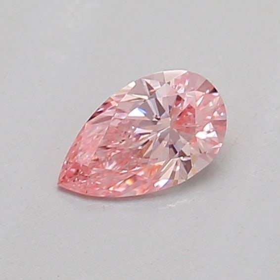 Loose Diamond - PEAR 0.16ct Fancy Vivid Pink VS1: Loose Diamond - PEAR 0.16ct Fancy Vivid Pink VS1 Source: This is a real non-mined Diamond that has been grown in a lab Shape: PEAR Carats: 0.16 Color: Fancy Vivid Pink Certification: IGI The Diamond D