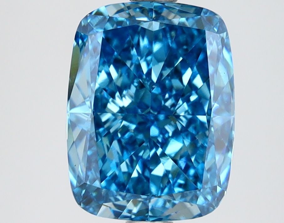 Loose Diamond - CUSHION MODIFIED 3.05ct Fancy Vivid Blue VS1: Loose Diamond - CUSHION MODIFIED 3.05ct Fancy Vivid Blue VS1 Source: This is a real non-mined Diamond that has been grown in a lab Shape: CUSHION MODIFIED Carats: 3.05 Color: Fancy Vivid Blue Certific