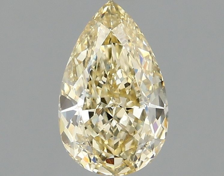 Loose Diamond - PEAR 1.07ct Fancy Intense Yellow VVS2: Loose Diamond - PEAR 1.07ct Fancy Intense Yellow VVS2 Source: This is a real non-mined Diamond that has been grown in a lab Shape: PEAR Carats: 1.07 Color: Fancy Intense Yellow Certification: IGI Vide
