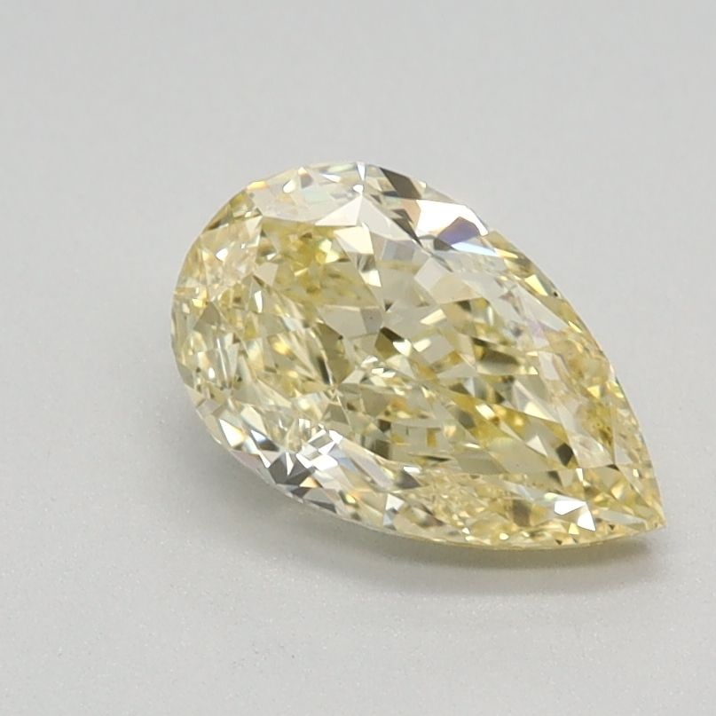 Loose Diamond - PEAR 0.8ct Fancy Yellow VS1: Loose Diamond - PEAR 0.8ct Fancy Yellow VS1 Source: This is a real non-mined Diamond that has been grown in a lab Shape: PEAR Carats: 0.8 Color: Fancy Yellow Certification: IGI Video: