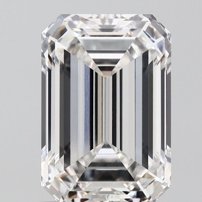 Loose Diamond - EMERALD 1.54ct E VVS2: Loose Diamond - EMERALD 1.54ct E VVS2 Source: This is a real non-mined Diamond that has been grown in a lab Shape: EMERALD Carats: 1.54 Color: E Clarity: VVS2 Certification: IGI Video:
