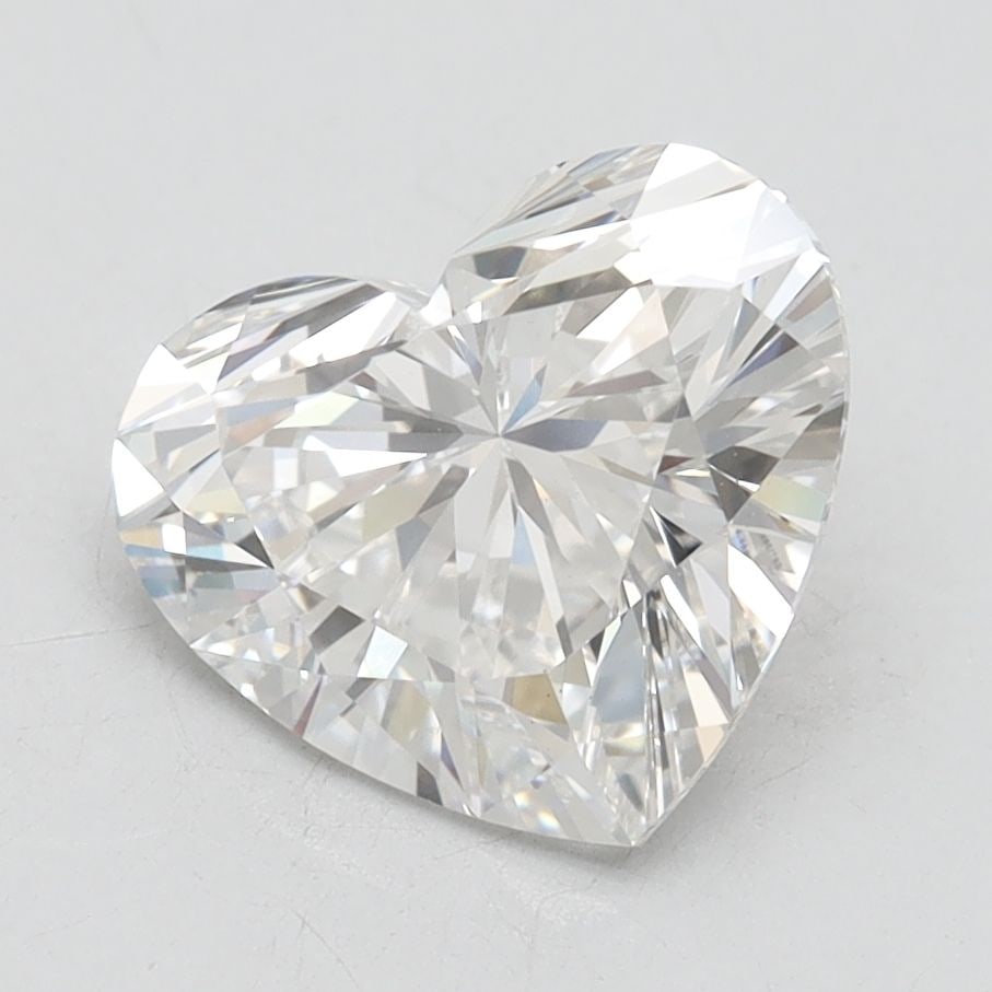 Loose Diamond - HEART 2.52ct F VS1: Loose Diamond - HEART 2.52ct F VS1 Source: This is a real non-mined Diamond that has been grown in a lab Shape: HEART Carats: 2.52 Color: F Clarity: VS1 Certification: IGI Video:
