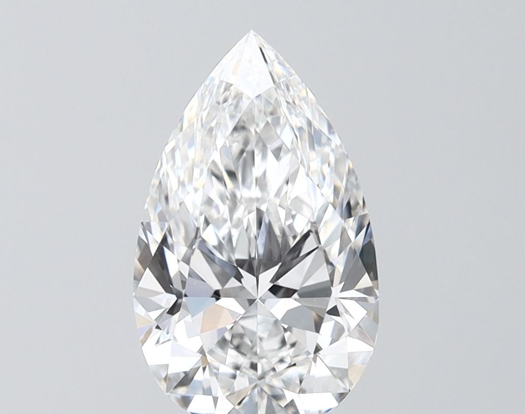 Loose Diamond - PEAR 2.08ct E VVS1: Loose Diamond - PEAR 2.08ct E VVS1 Source: This is a real non-mined Diamond that has been grown in a lab Shape: PEAR Carats: 2.08 Color: E Clarity: VVS1 Certification: IGI Video: