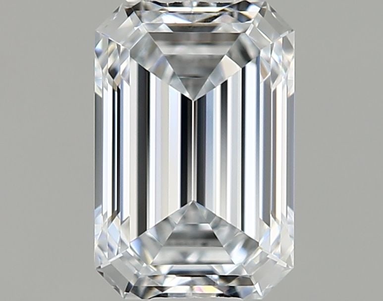 Loose Diamond - EMERALD 0.82ct F VVS1: Loose Diamond - EMERALD 0.82ct F VVS1 Source: This is a real non-mined Diamond that has been grown in a lab Shape: EMERALD Carats: 0.82 Color: F Clarity: VVS1 Certification: IGI Video: