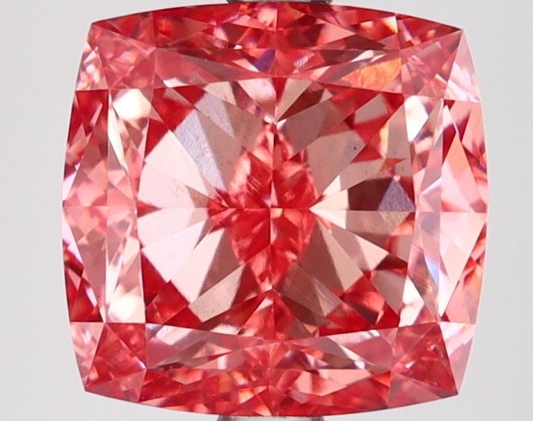 Loose Diamond - CUSHION MODIFIED 3.72ct Fancy Vivid Pink VS1: Loose Diamond - CUSHION MODIFIED 3.72ct Fancy Vivid Pink VS1 Source: This is a real non-mined Diamond that has been grown in a lab Shape: CUSHION MODIFIED Carats: 3.72 Color: Fancy Vivid Pink Certific