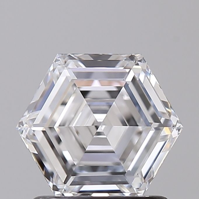 Loose Diamond - HEXAGONAL 1.04ct D VVS2: Loose Diamond - HEXAGONAL 1.04ct D VVS2 Source: This is a real non-mined Diamond that has been grown in a lab Shape: HEXAGONAL Carats: 1.04 Color: D Clarity: VVS2 Certification: NONE Video: