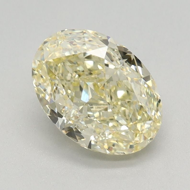 Loose Diamond - OVAL 1.17ct Fancy Light Yellow VS1: Loose Diamond - OVAL 1.17ct Fancy Light Yellow VS1 Source: This is a real non-mined Diamond that has been grown in a lab Shape: OVAL Carats: 1.17 Color: Fancy Light Yellow Certification: IGI Video: