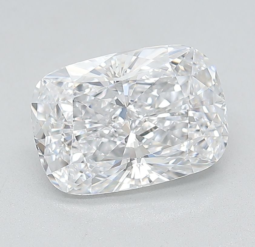 Loose Diamond - CUSHION MODIFIED 2.01ct D VVS2: Loose Diamond - CUSHION MODIFIED 2.01ct D VVS2 Source: This is a real non-mined Diamond that has been grown in a lab Shape: CUSHION MODIFIED Carats: 2.01 Color: D Clarity: VVS2 Certification: IGI Vide