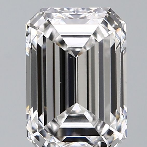 Loose Diamond - EMERALD 1.54ct E VVS2: Loose Diamond - EMERALD 1.54ct E VVS2 Source: This is a real non-mined Diamond that has been grown in a lab Shape: EMERALD Carats: 1.54 Color: E Clarity: VVS2 Certification: IGI Video: