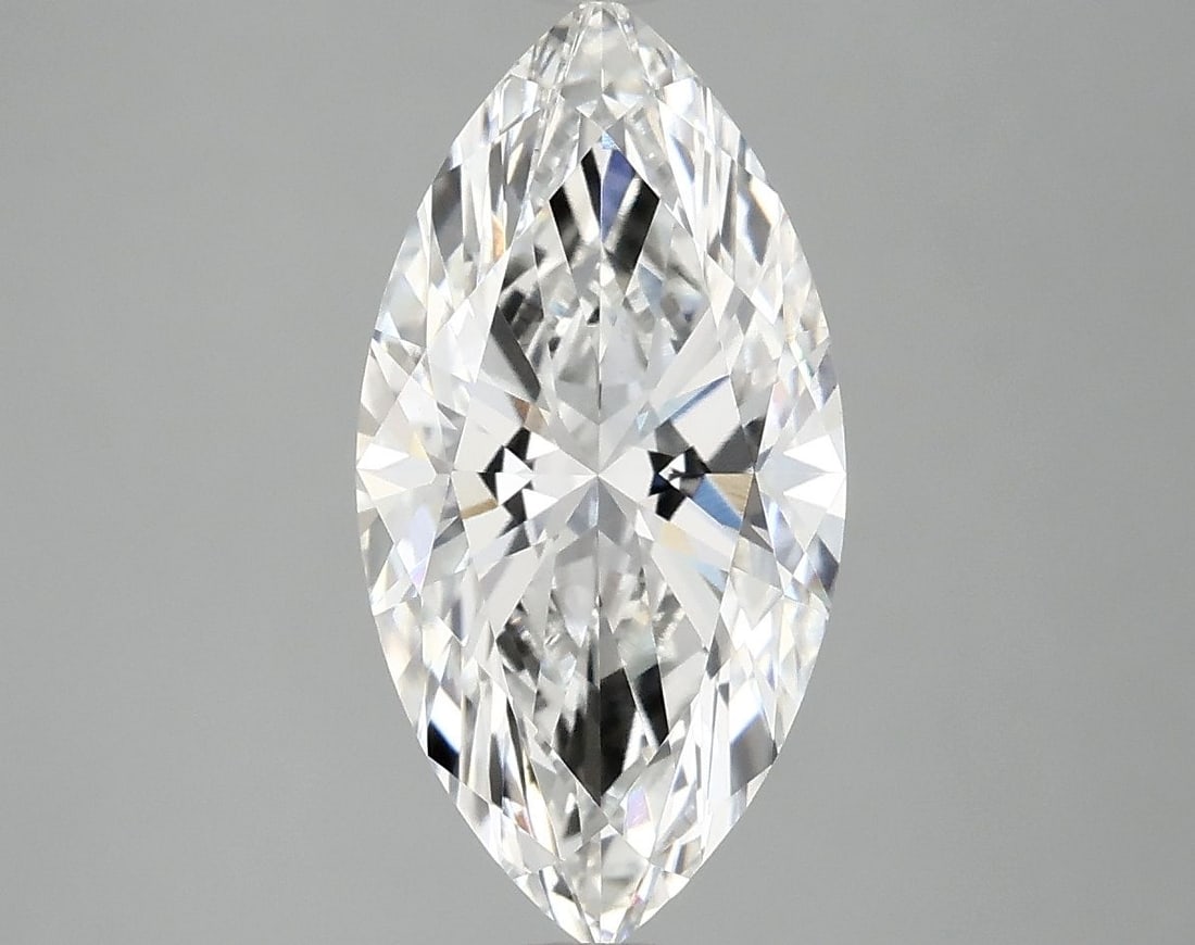 Loose Diamond - MARQUISE 2.57ct F VS1: Loose Diamond - MARQUISE 2.57ct F VS1 Source: This is a real non-mined Diamond that has been grown in a lab Shape: MARQUISE Carats: 2.57 Color: F Clarity: VS1 Certification: IGI The Diamond Depot