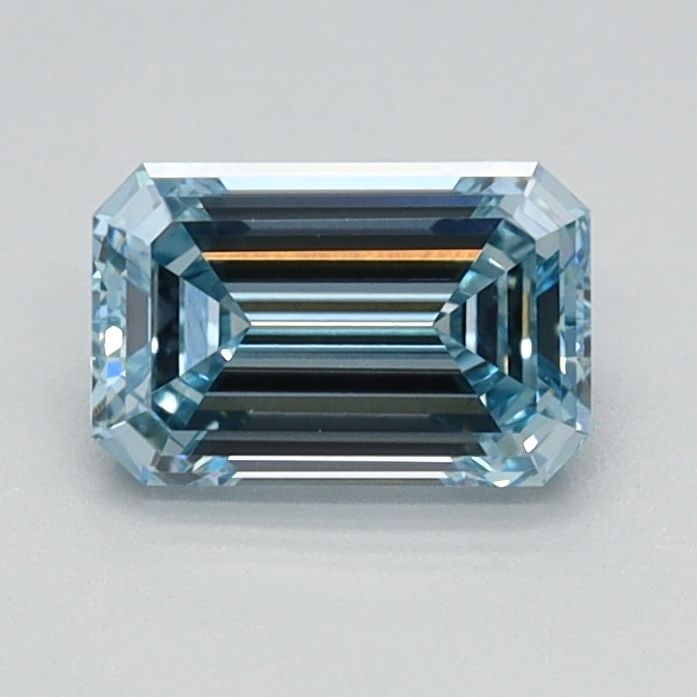 Loose Diamond - EMERALD 0.71ct Fancy Intense Blue VS1: Loose Diamond - EMERALD 0.71ct Fancy Intense Blue VS1 Source: This is a real non-mined Diamond that has been grown in a lab Shape: EMERALD Carats: 0.71 Color: Fancy Intense Blue Certification: IGI Vid