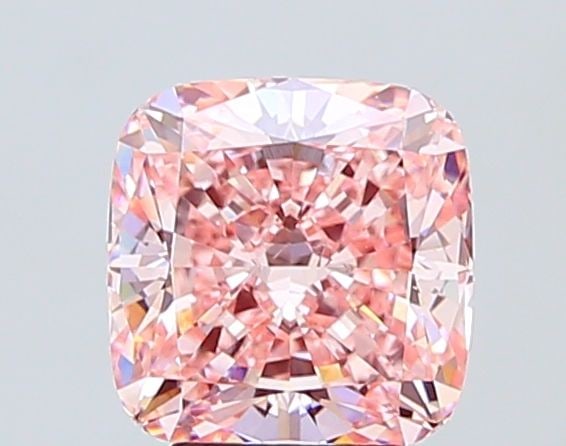 Loose Diamond - CUSHION MODIFIED 4.03ct Fancy Vivid Pink VS2: Loose Diamond - CUSHION MODIFIED 4.03ct Fancy Vivid Pink VS2 Source: This is a real non-mined Diamond that has been grown in a lab Shape: CUSHION MODIFIED Carats: 4.03 Color: Fancy Vivid Pink Certific