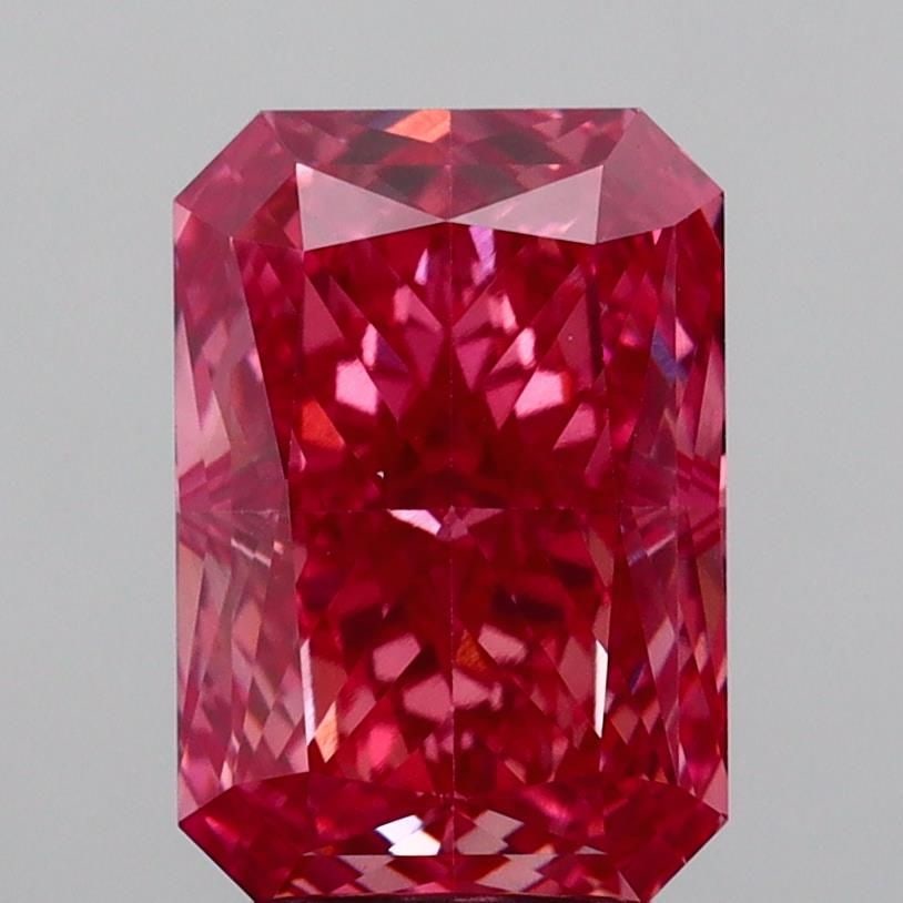 Loose Diamond - RADIANT 2.97ct Fancy Deep Pink VS1 (1 of 1)