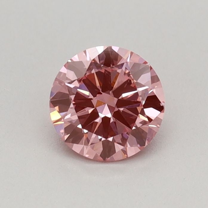 Loose Diamond - ROUND 0.35ct Fancy Vivid Pink VS1: Loose Diamond - ROUND 0.35ct Fancy Vivid Pink VS1 Source: This is a real non-mined Diamond that has been grown in a lab Shape: ROUND Carats: 0.35 Color: Fancy Vivid Pink Certification: IGI Video: