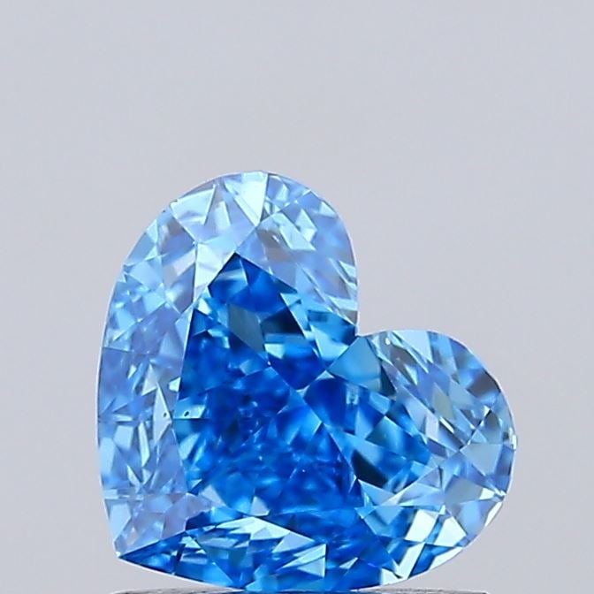Loose Diamond - HEART 1.1ct Fancy Vivid Blue VS1: Loose Diamond - HEART 1.1ct Fancy Vivid Blue VS1 Source: This is a real non-mined Diamond that has been grown in a lab Shape: HEART Carats: 1.1 Color: Fancy Vivid Blue Certification: IGI Video: