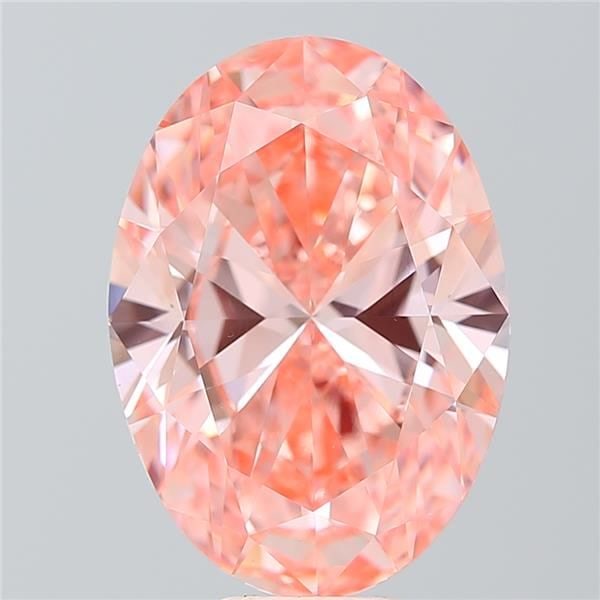 Loose Diamond - OVAL 10.03ct Fancy Vivid Pink VS1: Loose Diamond - OVAL 10.03ct Fancy Vivid Pink VS1 Source: This is a real non-mined Diamond that has been grown in a lab Shape: OVAL Carats: 10.03 Color: Fancy Vivid Pink Certification: IGI Video: