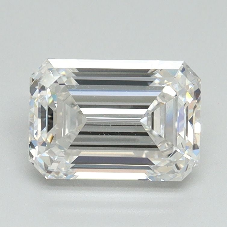 Loose Diamond - EMERALD 1.53ct E VS2: Loose Diamond - EMERALD 1.53ct E VS2 Source: This is a real non-mined Diamond that has been grown in a lab Shape: EMERALD Carats: 1.53 Color: E Clarity: VS2 Certification: NONE Video: