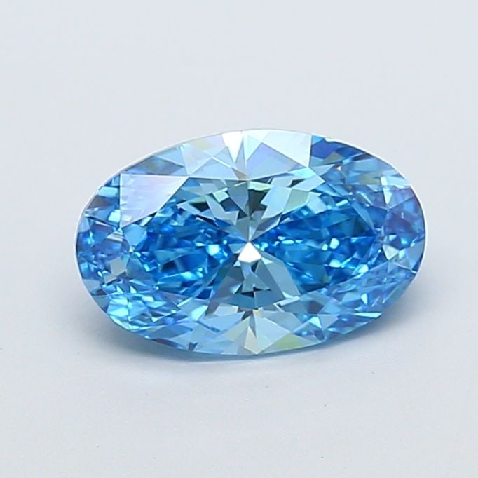 Loose Diamond - OVAL 2.0ct Fancy Vivid Blue VS1: Loose Diamond - OVAL 2.0ct Fancy Vivid Blue VS1 Source: This is a real non-mined Diamond that has been grown in a lab Shape: OVAL Carats: 2.0 Color: Fancy Vivid Blue Certification: IGI Video: