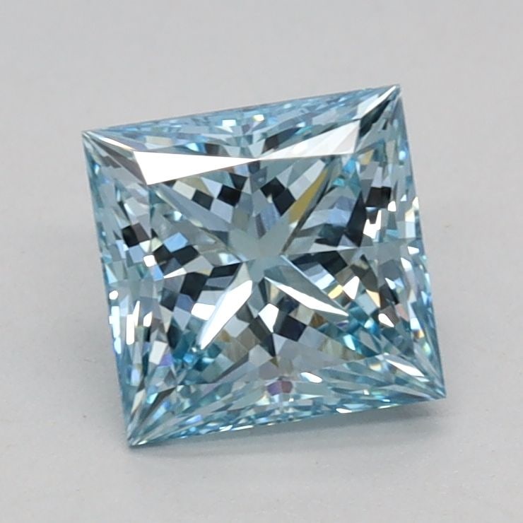 Loose Diamond - PRINCESS 0.91ct Fancy Vivid Blue VS1: Loose Diamond - PRINCESS 0.91ct Fancy Vivid Blue VS1 Source: This is a real non-mined Diamond that has been grown in a lab Shape: PRINCESS Carats: 0.91 Color: Fancy Vivid Blue Certification: IGI Video