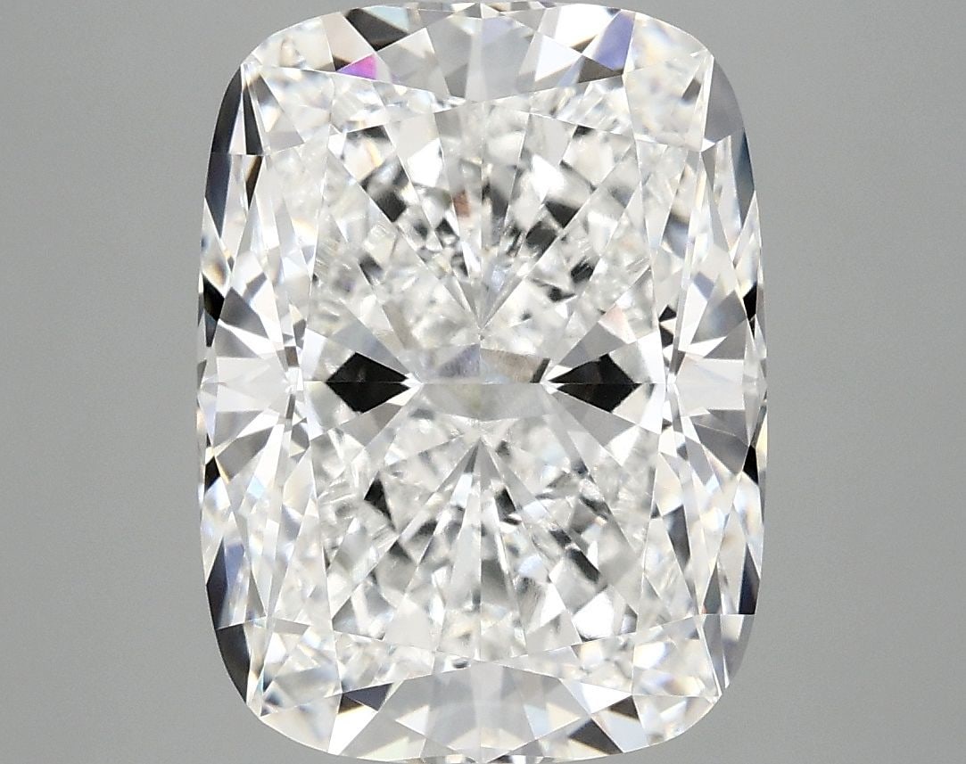 Loose Diamond - CUSHION MODIFIED 6.2ct E VVS2: Loose Diamond - CUSHION MODIFIED 6.2ct E VVS2 Source: This is a real non-mined Diamond that has been grown in a lab Shape: CUSHION MODIFIED Carats: 6.2 Color: E Clarity: VVS2 Certification: IGI Video:
