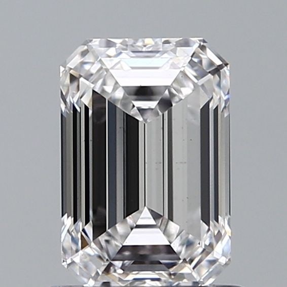 Loose Diamond - EMERALD 1.08ct D VS1: Loose Diamond - EMERALD 1.08ct D VS1 Source: This is a real non-mined Diamond that has been grown in a lab Shape: EMERALD Carats: 1.08 Color: D Clarity: VS1 Certification: IGI Video: