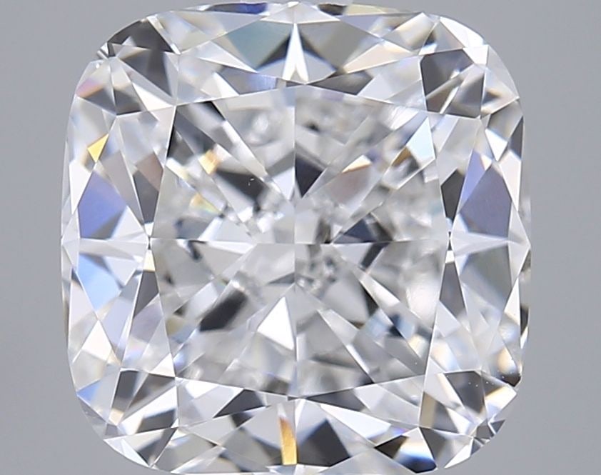 Loose Diamond - CUSHION BRILLIANT 3.5ct E VVS2: Loose Diamond - CUSHION BRILLIANT 3.5ct E VVS2 Source: This is a real non-mined Diamond that has been grown in a lab Shape: CUSHION BRILLIANT Carats: 3.5 Color: E Clarity: VVS2 Certification: GIA Vide