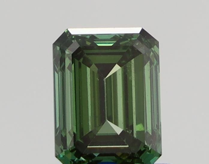 Loose Diamond - EMERALD 1.09ct Fancy Green VS2: Loose Diamond - EMERALD 1.09ct Fancy Green VS2 Source: This is a real non-mined Diamond that has been grown in a lab Shape: EMERALD Carats: 1.09 Color: Fancy Green Certification: NONE Video: