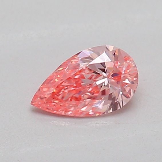 Loose Diamond - PEAR 0.17ct Fancy Vivid Pink VS1: Loose Diamond - PEAR 0.17ct Fancy Vivid Pink VS1 Source: This is a real non-mined Diamond that has been grown in a lab Shape: PEAR Carats: 0.17 Color: Fancy Vivid Pink Certification: IGI The Diamond D