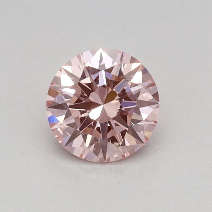 Loose Diamond - ROUND 0.31ct Fancy Vivid Pink VS1: Loose Diamond - ROUND 0.31ct Fancy Vivid Pink VS1 Source: This is a real non-mined Diamond that has been grown in a lab Shape: ROUND Carats: 0.31 Color: Fancy Vivid Pink Certification: IGI Video: