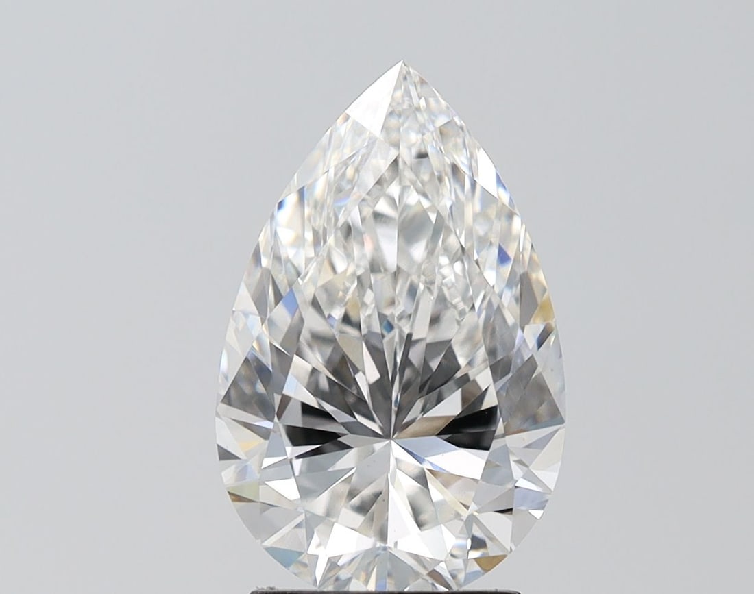 Loose Diamond - PEAR 3.4ct F VS1: Loose Diamond - PEAR 3.4ct F VS1 Source: This is a real non-mined Diamond that has been grown in a lab Shape: PEAR Carats: 3.4 Color: F Clarity: VS1 Certification: IGI Video: