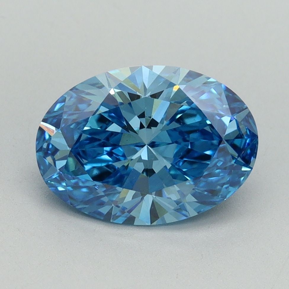 Loose Diamond - OVAL 2.01ct Fancy Vivid Blue VS1: Loose Diamond - OVAL 2.01ct Fancy Vivid Blue VS1 Source: This is a real non-mined Diamond that has been grown in a lab Shape: OVAL Carats: 2.01 Color: Fancy Vivid Blue Certification: IGI Video: