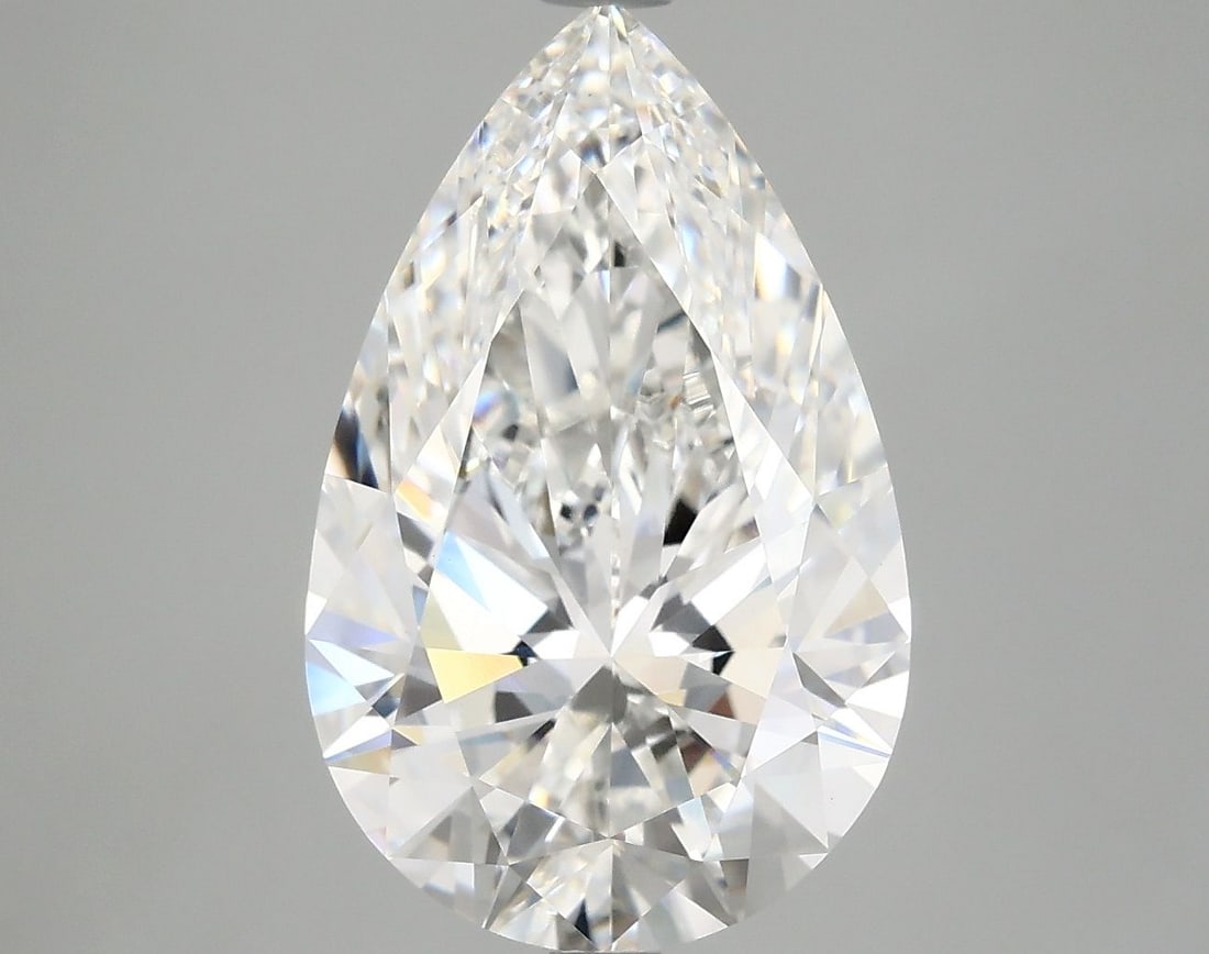 Loose Diamond - PEAR 5.08ct E VVS2: Loose Diamond - PEAR 5.08ct E VVS2 Source: This is a real non-mined Diamond that has been grown in a lab Shape: PEAR Carats: 5.08 Color: E Clarity: VVS2 Certification: IGI The Diamond Depot Guarantee: