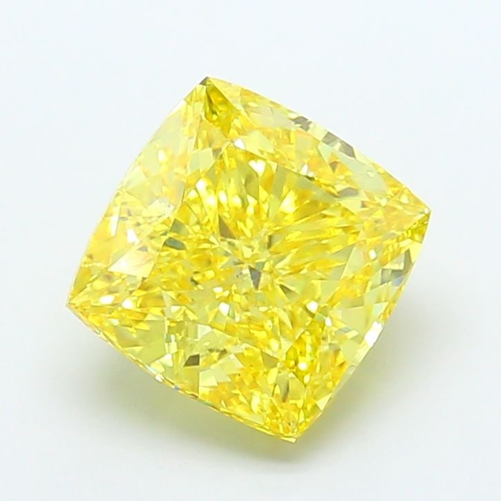 Loose Diamond - CUSHION MODIFIED 6.53ct Fancy Vivid Yellow VS2: Loose Diamond - CUSHION MODIFIED 6.53ct Fancy Vivid Yellow VS2 Source: This is a real non-mined Diamond that has been grown in a lab Shape: CUSHION MODIFIED Carats: 6.53 Color: Fancy Vivid Yellow Cert